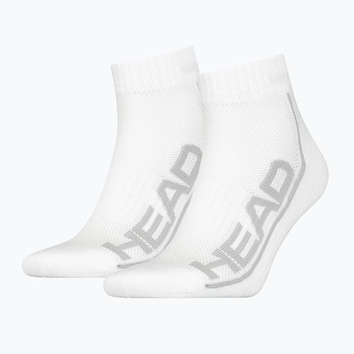 Ponožky HEAD Tenisové 2P Stripe Quarter white 811509WH