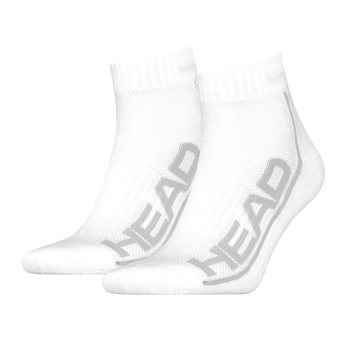 Ponožky HEAD Tenisové 2P Stripe Quarter white 811509WH 2