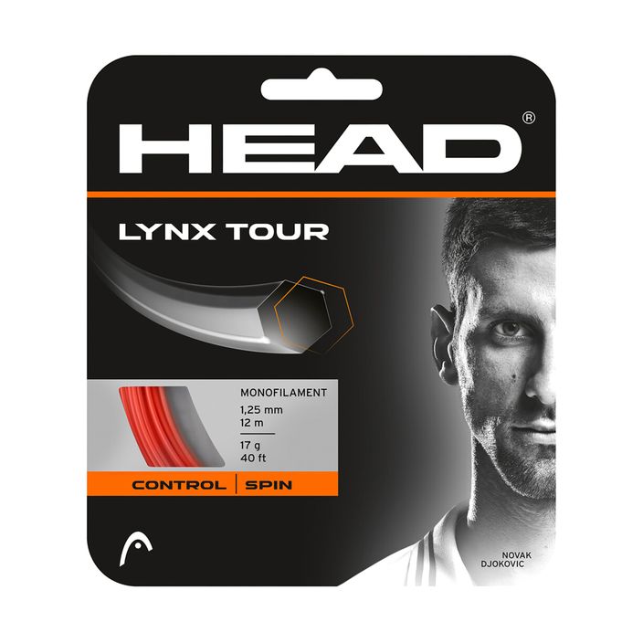 Tenisová struna HEAD Lynx Tour čierna 281790 2