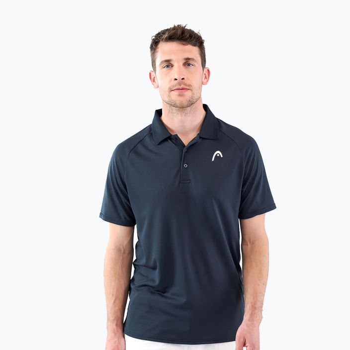 Pánske tenisové tričko HEAD Performance Polo, námornícka modrá 811403NV