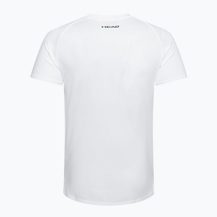 Pánske tenisové tričko HEAD Performance bielo-zelené 811413WHXP 2