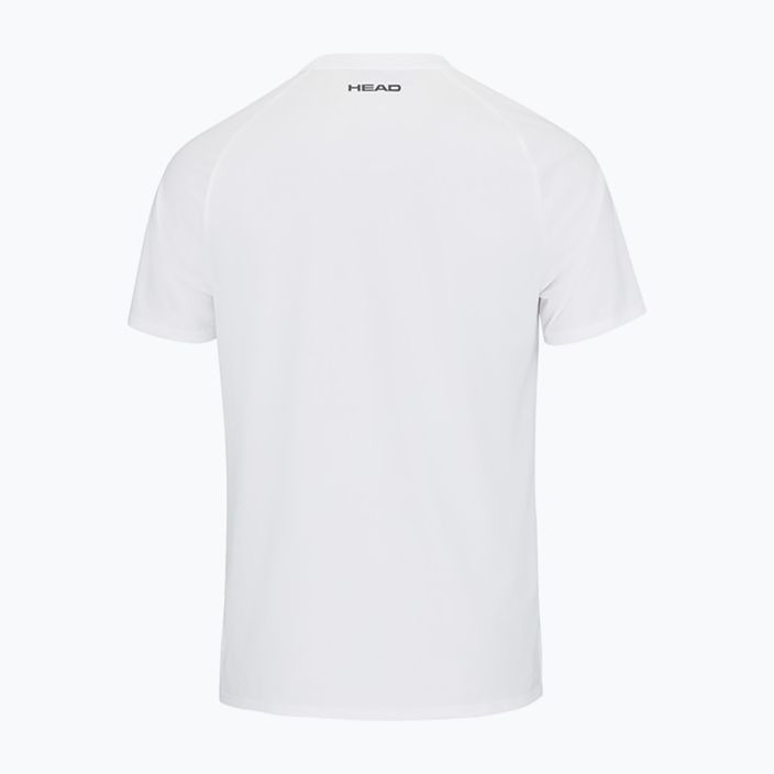 Pánske tenisové tričko HEAD Topspin bielo-modré 811453WHXV 2