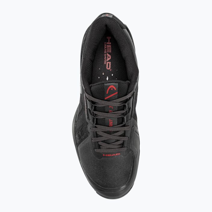 Pánska tenisová obuv HEAD Sprint Pro 3.5 Clay black/red 5