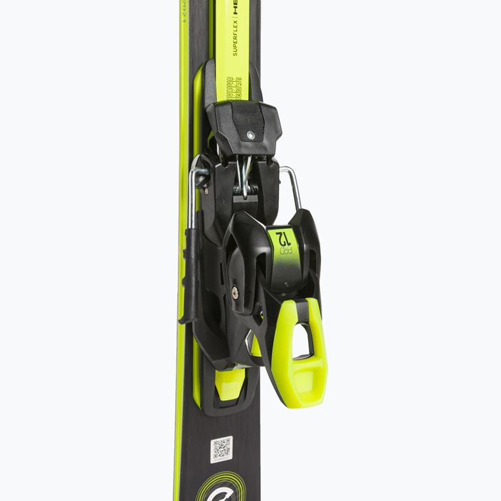 Zjazdové lyže HEAD Supershape e-Speed SW SF-PR + PRD 12 black/neon yellow 5