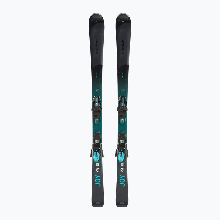 Dámske zjazdové lyže HEAD e-super Joy SW SLR Joy Pro + Joy 11 black/blue
