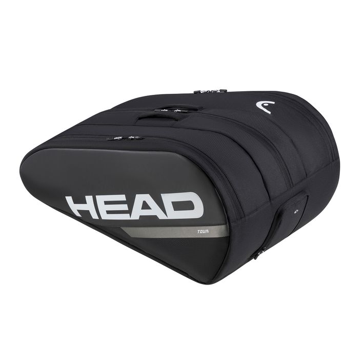 Tenisová taška HEAD Team Racquet XL čierna/biela 2