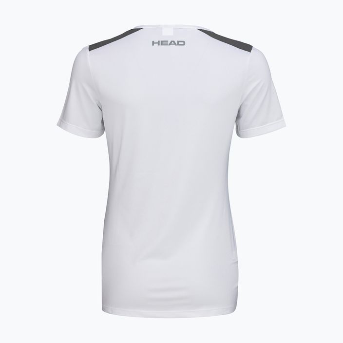 HEAD Club 22 Tech dámske tenisové tričko biele 814431 2