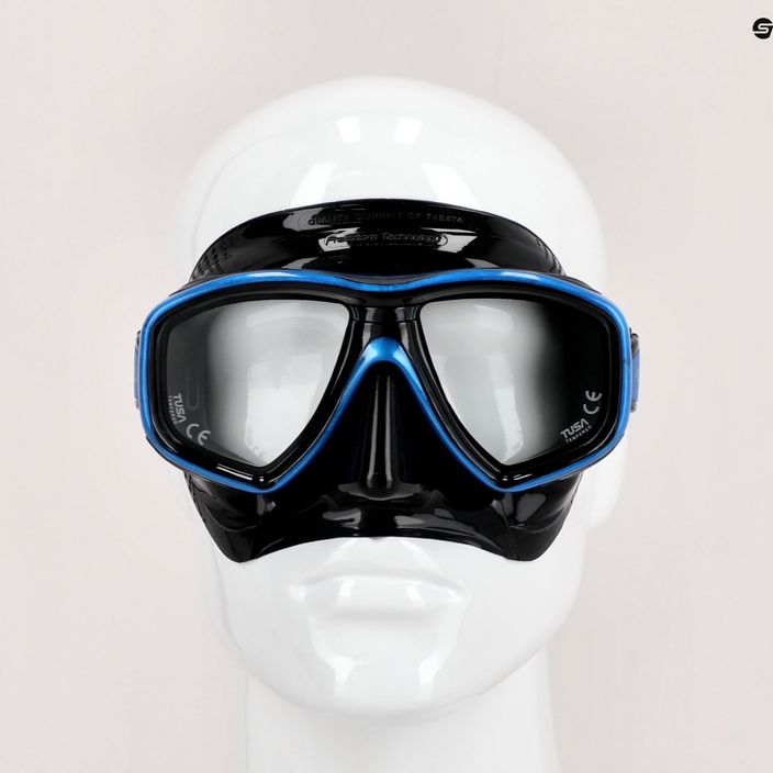 TUSA Ceos Mask potápačská maska čierno-modrá M-212 3