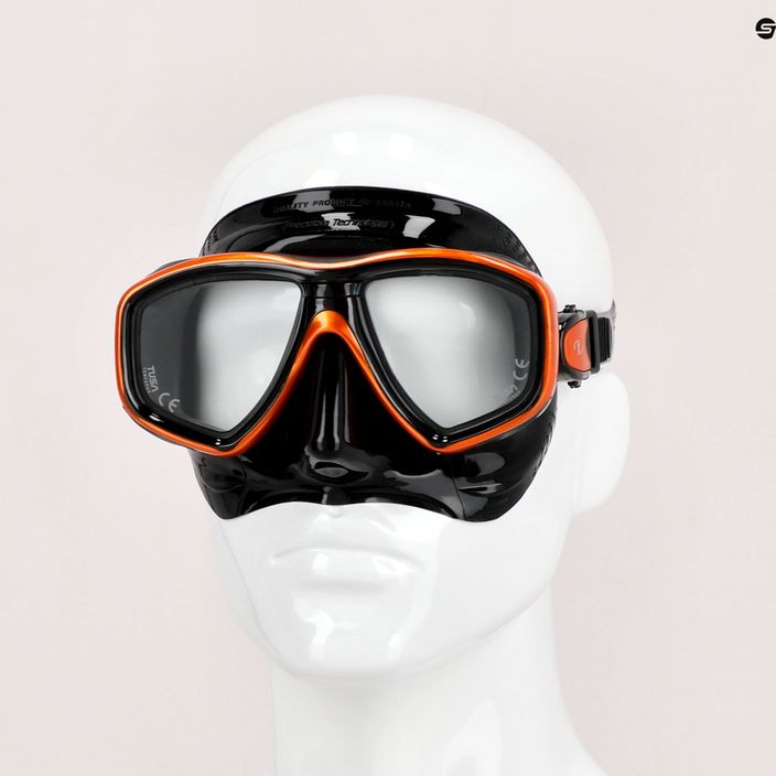 Potápačská maska TUSA Ceos Black/Orange M-212 4