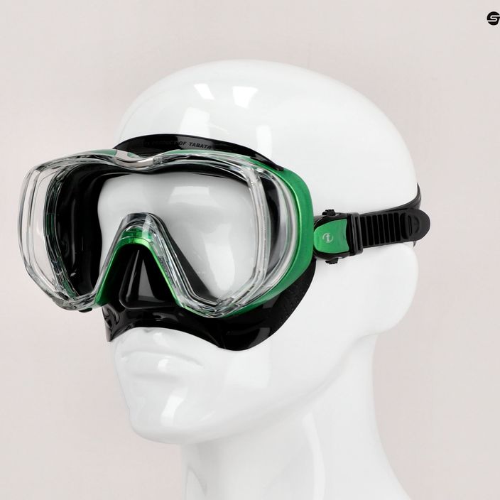 Potápačská maska TUSA Tri-Quest Fd čierno-zelená M-3001 7