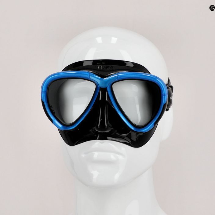 TUSA Intega Mask potápačská maska čierno-modrá M-2004 7