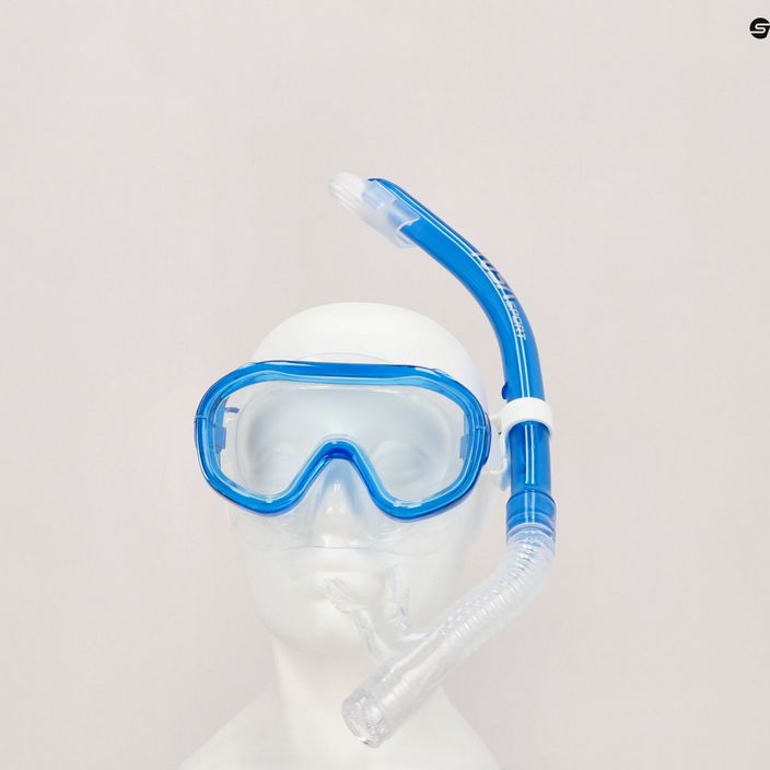 Potápačská súprava TUSA maska + šnorchel modrá UC-0211PCP 8
