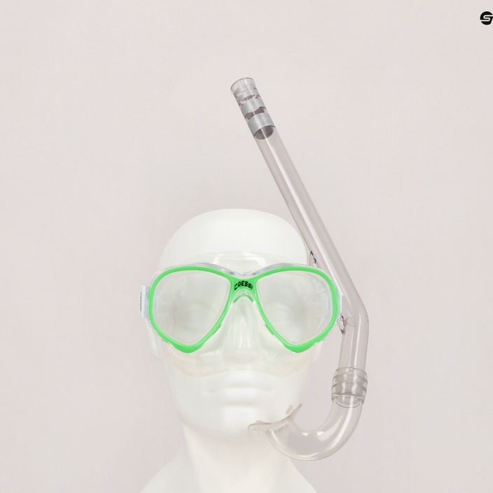 Cressi Perla + Minigringo Detská potápačská súprava maska + šnorchel zelená DM101267 7