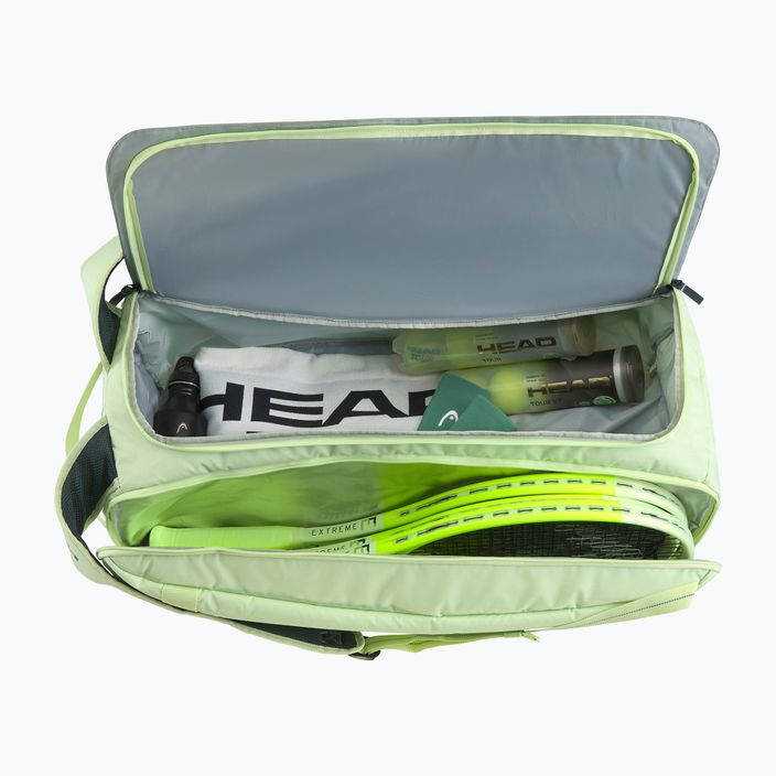 Tenisová taška HEAD Pro Duffle L liquid lime/anthracite 3