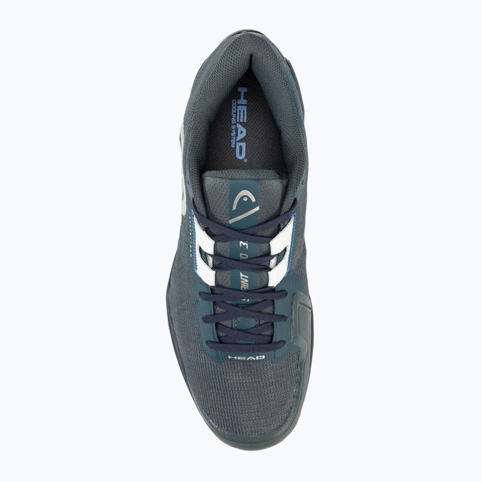 Pánska tenisová obuv HEAD Sprint Pro 3.5 Clay dark grey/blue 5