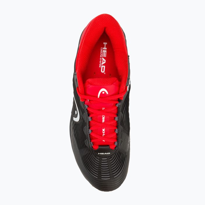 Pánska tenisová obuv black HEAD Revolt Pro 4.5  black/red 5