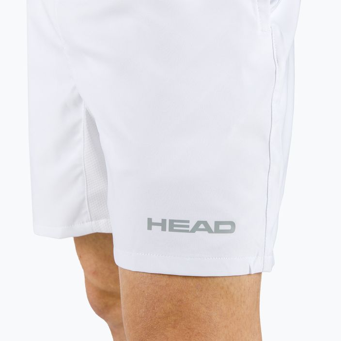 HEAD Club pánske tenisové šortky biele 811379 4