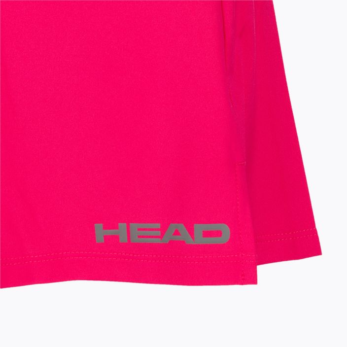 HEAD Club Basic detská tenisová sukňa červená 816459 4