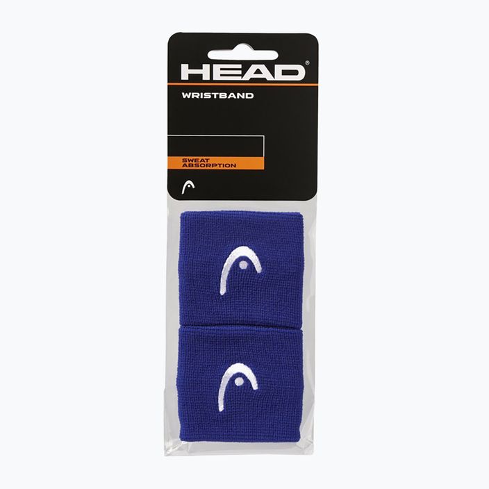 Náramok HEAD 2,5" 2 ks modrý 285050 3