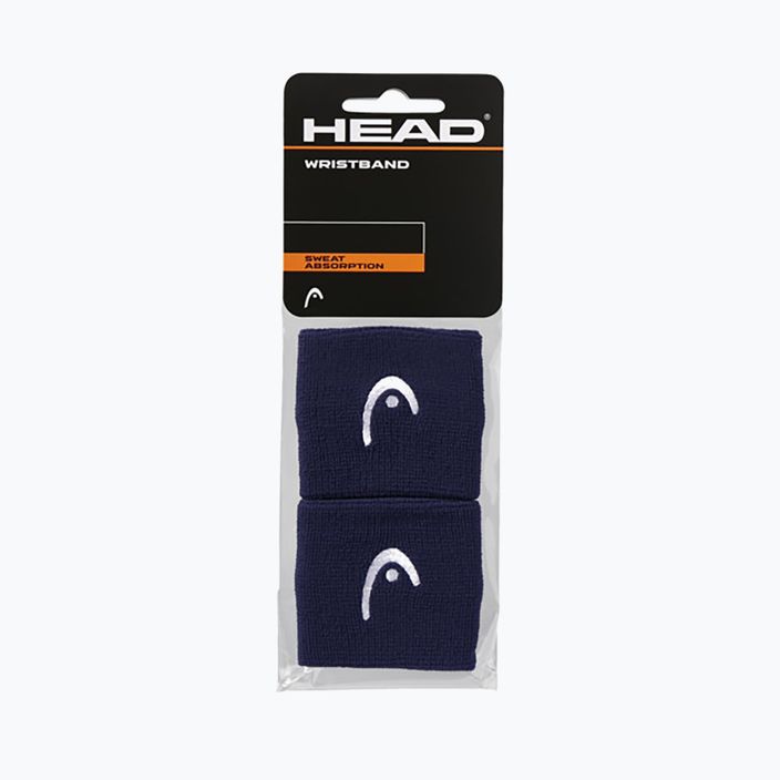 Potítka na zápästie HEAD Wristband 2.5" 2 szt. navy 2