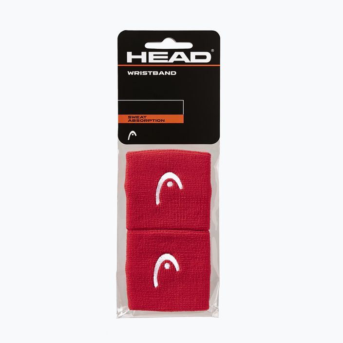 Náramok HEAD 2,5" 2 ks červený 285050 3