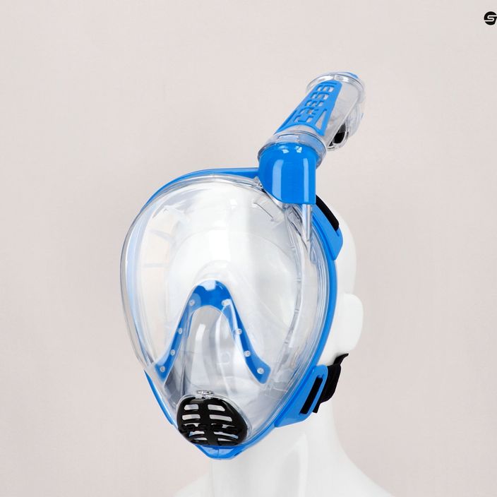 Cressi Duke Dry celotvárová maska na šnorchlovanie modrá XDT000020 6