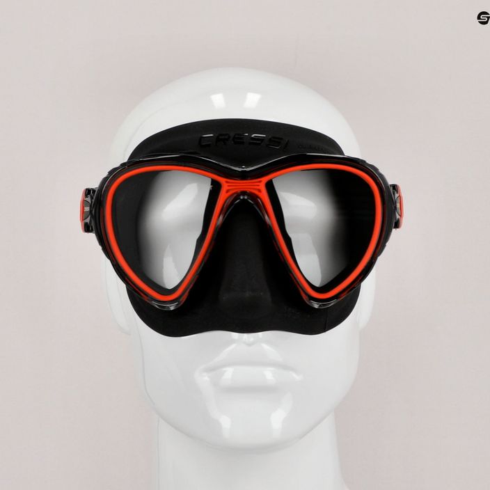 Potápačská maska Cressi Quantum čierna/červená DS515080 7