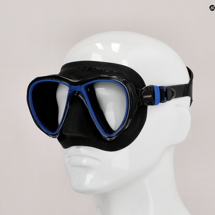 Potápačská maska Cressi Quantum čierno-modrá DS515020 7