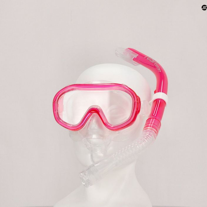 Potápačská súprava TUSA maska + šnorchel ružová UC-0211PFY 8