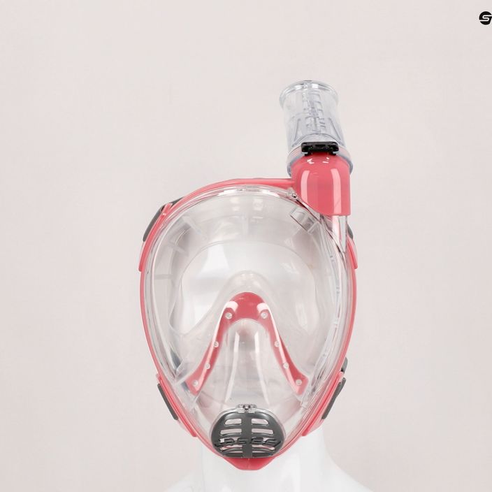 Celotvárová maska Cressi Baron na šnorchlovanie ružová XDT020040 6