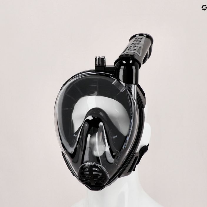 Cressi Duke Action celotvárová maska na šnorchlovanie čierna XDT005250 6