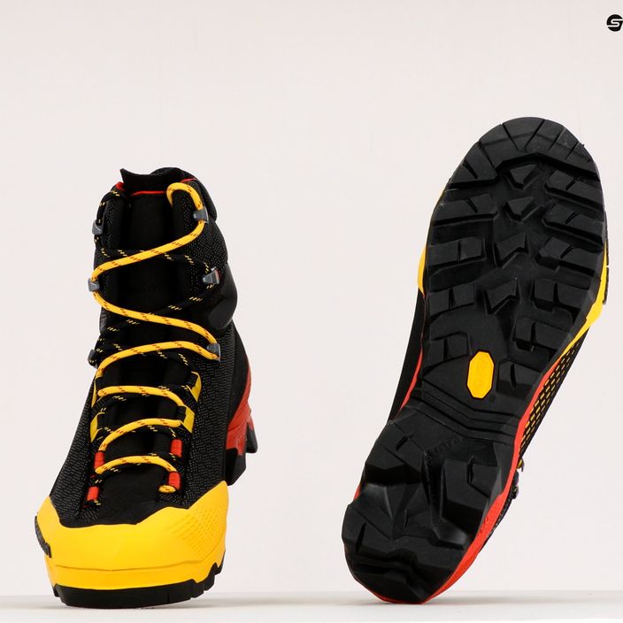 Pánske vysokohorské topánky La Sportiva Aequilibrium ST GTX black/yellow 31A999100 10