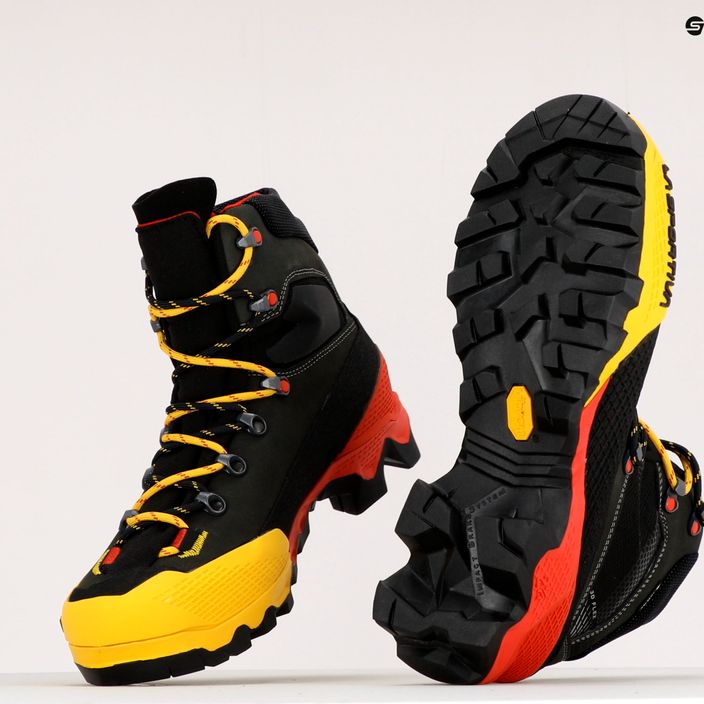 La Sportiva pánske vysokohorské topánky Aequilibrium LT GTX black/yellow 21Y999100 10