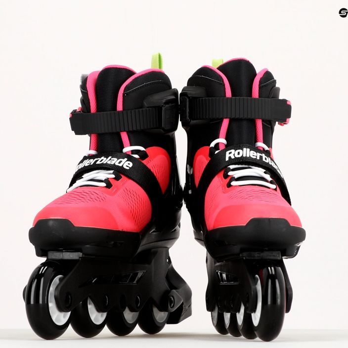 Detské kolieskové korčule Rollerblade Microblade ružové 07221900 8G9 14