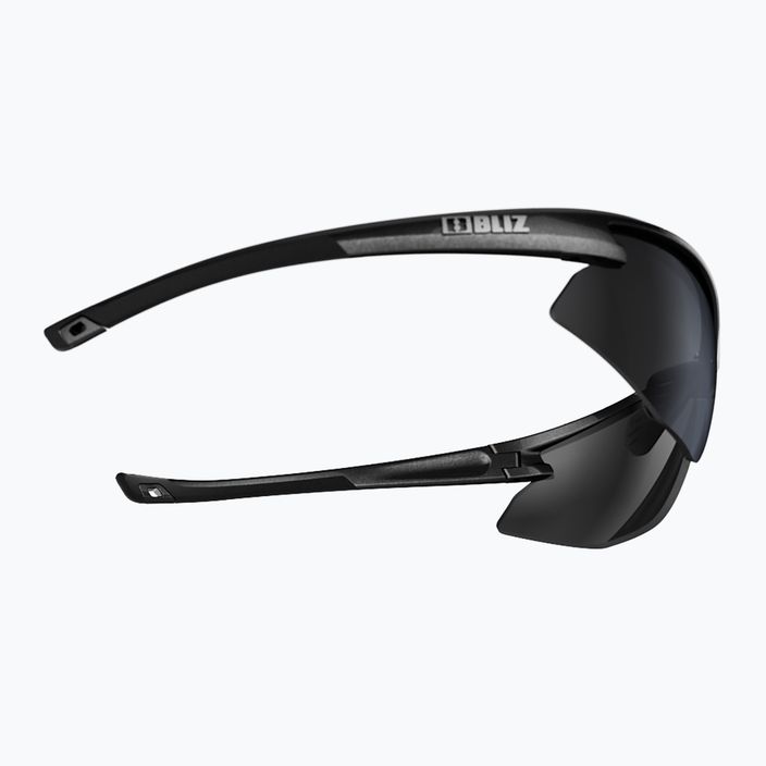 Cyklistické okuliare Bliz Motion S3 lesklá metalická čierna/smoke silver mirror 5