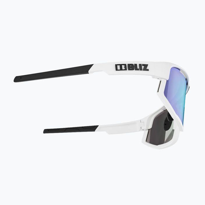 Bliz Vision S3 matné biele/dymovo modré okuliare pre viacero bicyklov 4