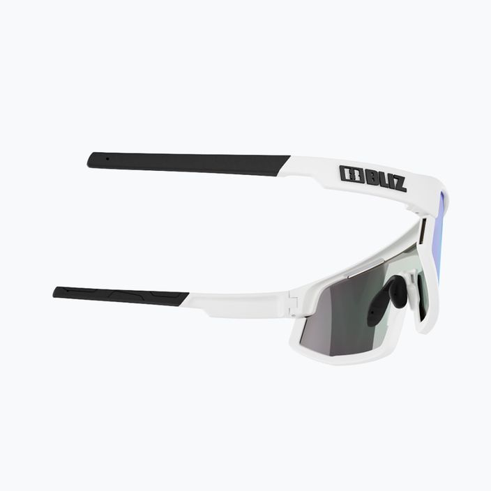 Bliz Vision S3 matné biele/dymovo modré okuliare pre viacero bicyklov 5