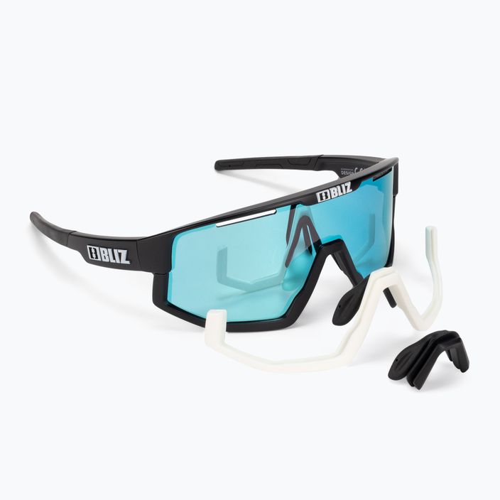 Cyklistické okuliare Bliz Fusion S3 matná čierna / dymovo modrá multi 52105-10