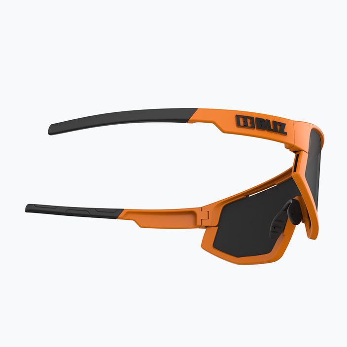 Cyklistické okuliare Bliz Fusion S3 matné neónovo oranžové/dymové 5
