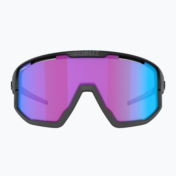 Cyklistické okuliare Bliz Fusion Nano Optics Nordic Light S2 matná čierna/begonia/fialová modrá 5