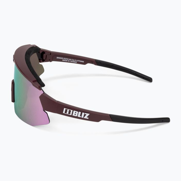 Cyklistické okuliare Bliz Breeze Small S3+S1 matné burgundy / brown rose multi /pink 52212-44 5