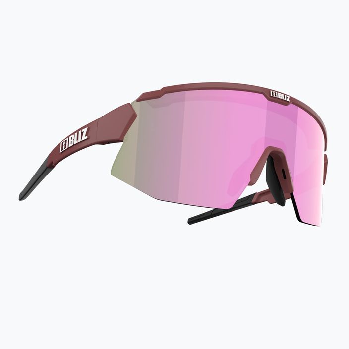 Cyklistické okuliare Bliz Breeze Small S3+S1 matné burgundy / brown rose multi /pink 52212-44 6