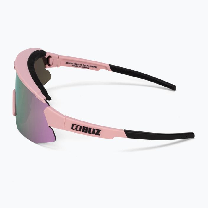 Bliz Breeze Small S3+S1 matné ružové / hnedé rose multi / ružové 52212-49 cyklistické okuliare 5