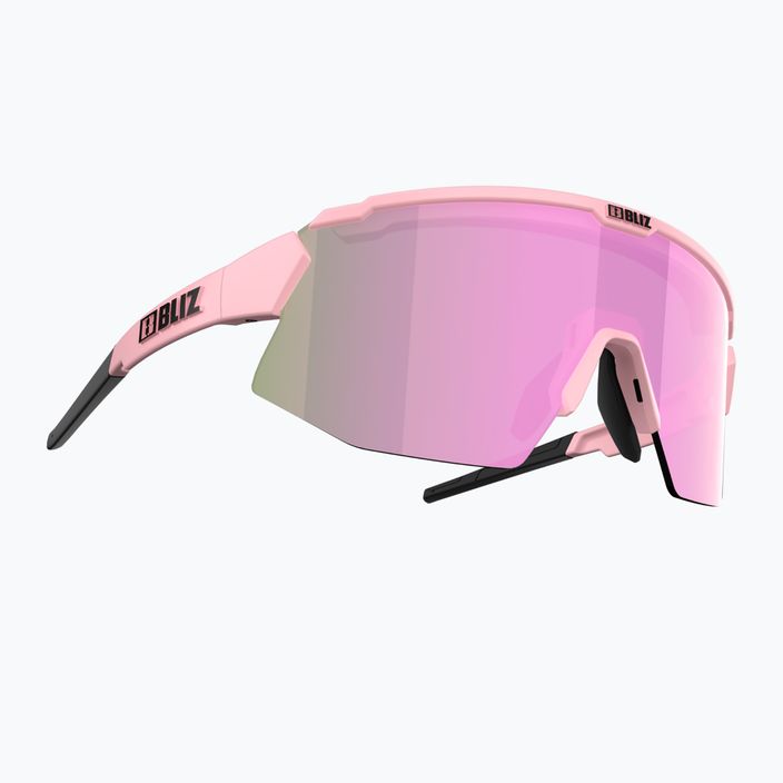 Bliz Breeze Small S3+S1 matné ružové / hnedé rose multi / ružové 52212-49 cyklistické okuliare 6