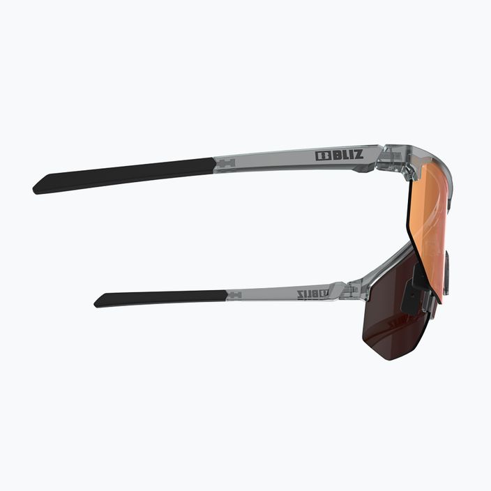 Bliz Hero S3 transparentné tmavosivé/hnedočervené multi bicyklové okuliare 5