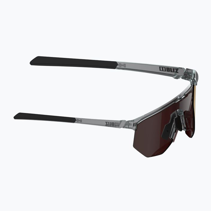 Bliz Hero S3 transparentné tmavosivé/hnedočervené multi bicyklové okuliare 6