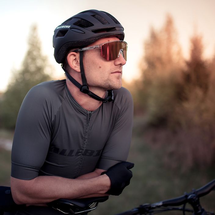 Bliz Hero S3 transparentné tmavosivé/hnedočervené multi bicyklové okuliare 9
