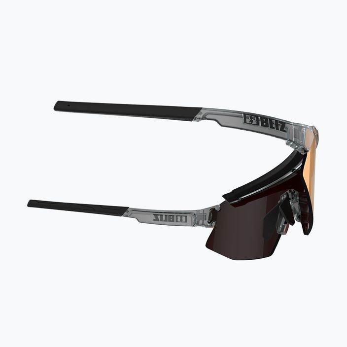 Cyklistické okuliare Bliz Breeze S3+S2 transparentné tmavosivé/hnedočervené multi/oranžové 5