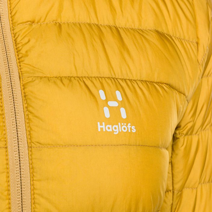 Dámska páperová bunda Haglöfs Micro Nordic Down Hood yellow 6050484Q4010 3