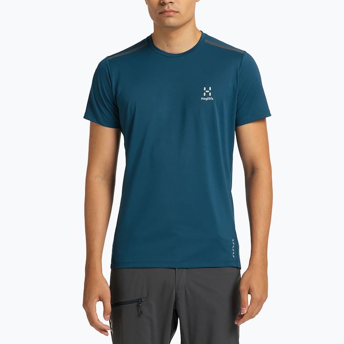 Pánske trekingové tričko Haglöfs L.I.M Tech Tee dark blue 605226 10